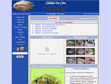 Tablet Screenshot of ciclidosonline.com.ar
